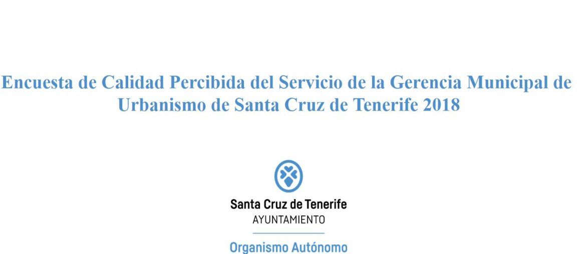 Encuesta de Calidad de Gerencia de Urbanismo de Santa Cruz de Tenerife